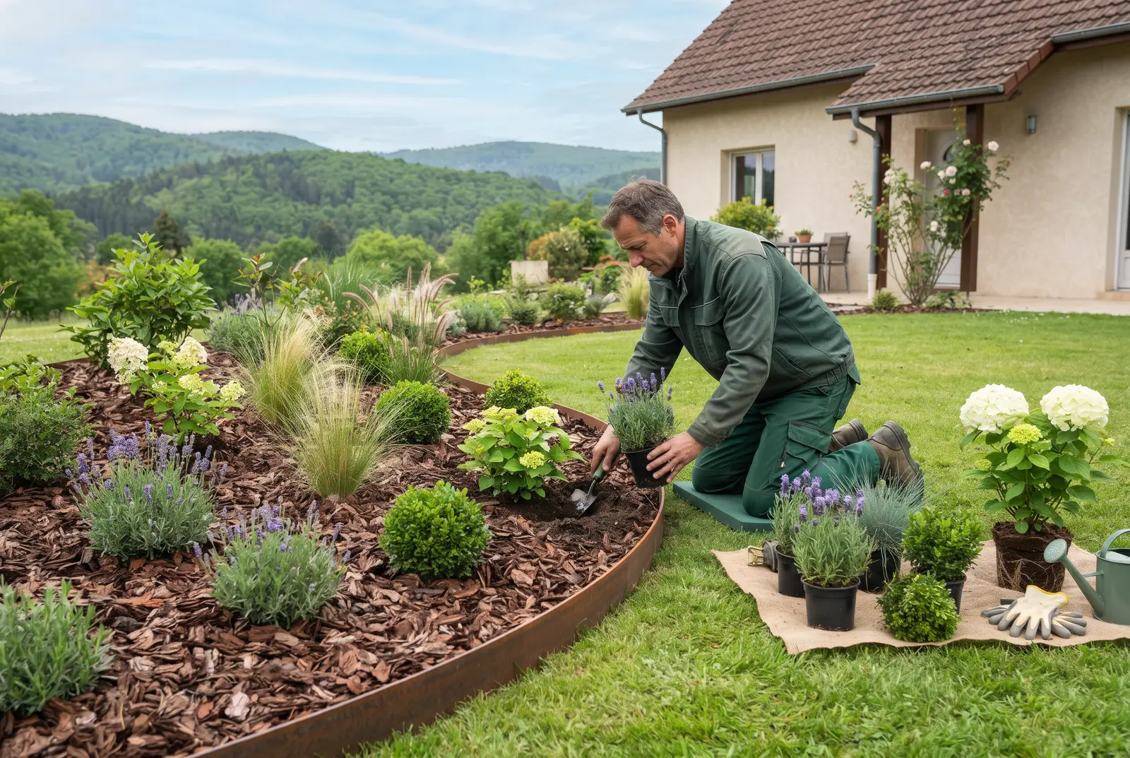 Massifs et plantations
